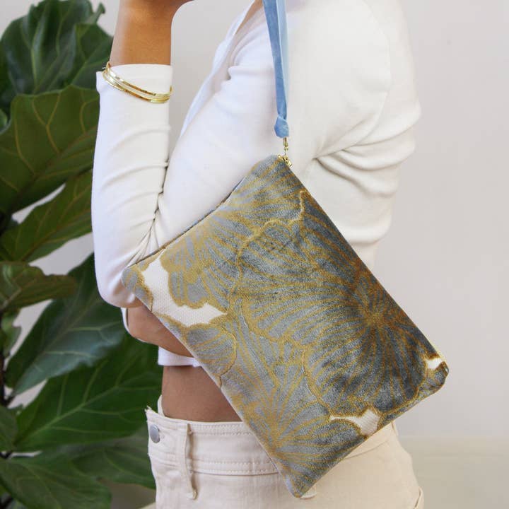 Ash & Rose - Vendita all'ingrosso Braccialetti - Portafoglio da polso Blossoms in velluto7