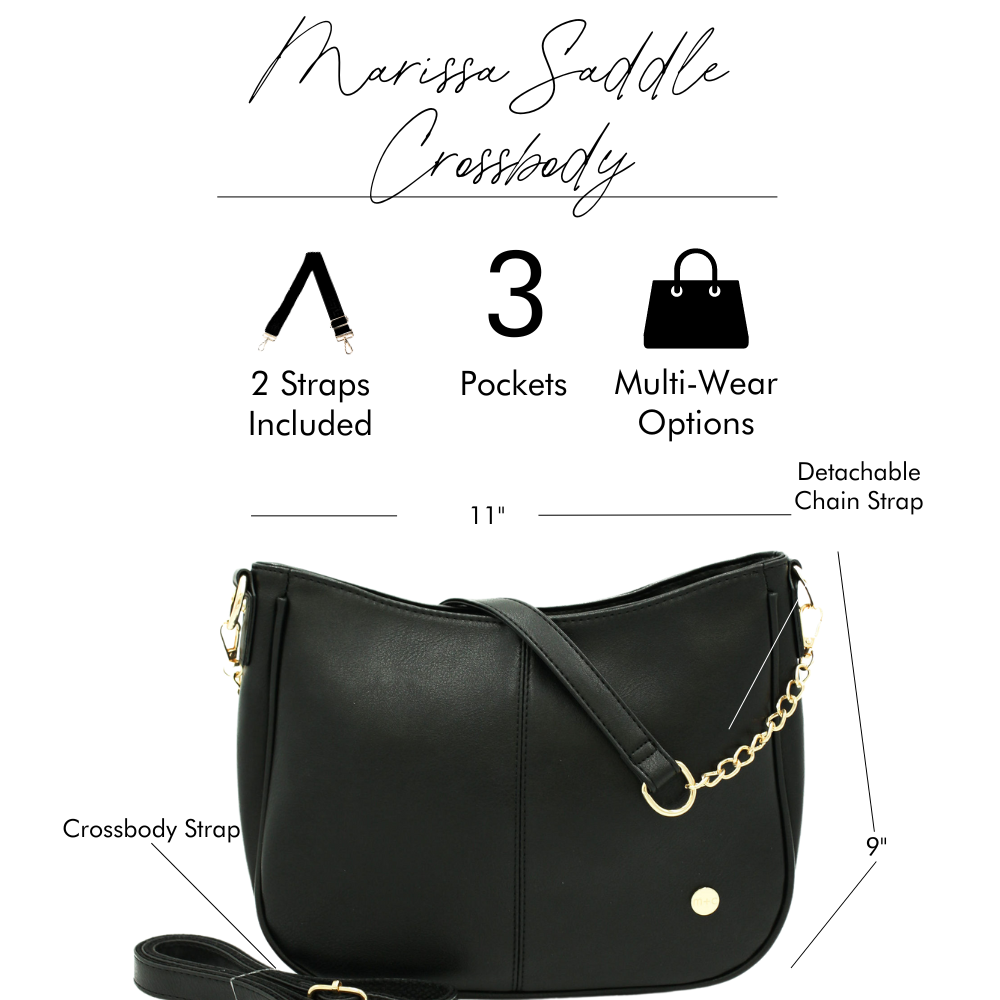modern and chic - Wholesale Crossbody Bag - Women's - Marissa Crossbody Saddle Hand Bag Purse22