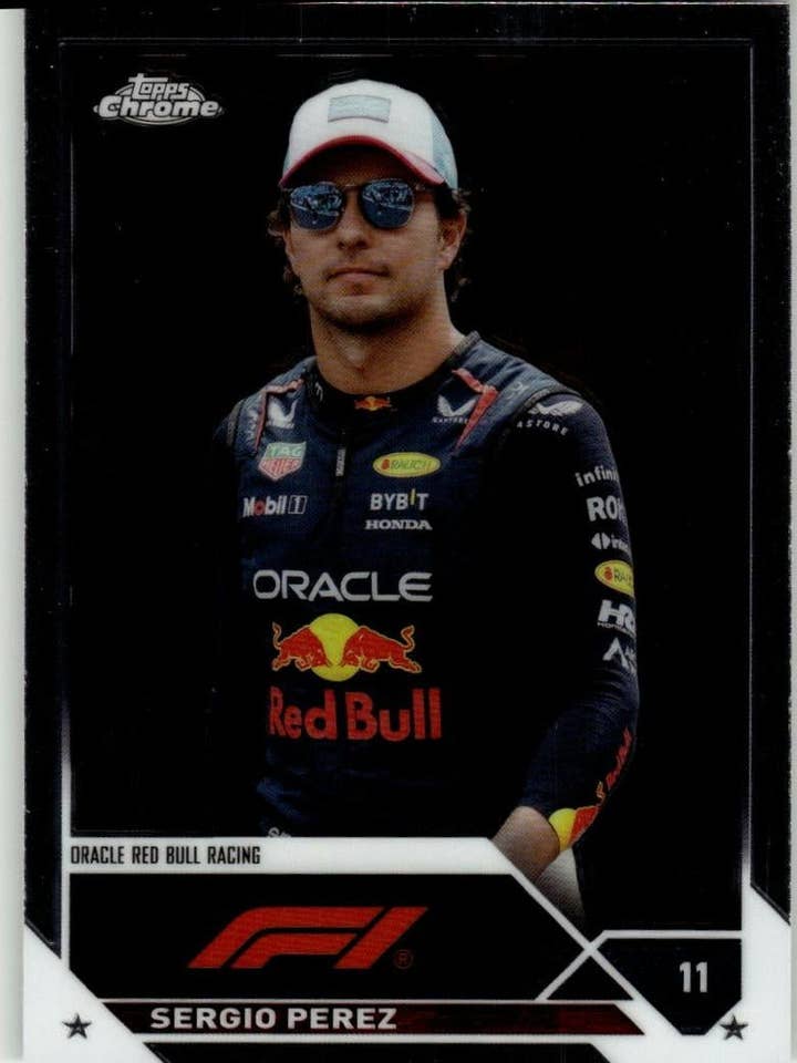 2023 Topps Chrome Fórmula 1 #11 Sergio Perez por atacado de Chronic Cards