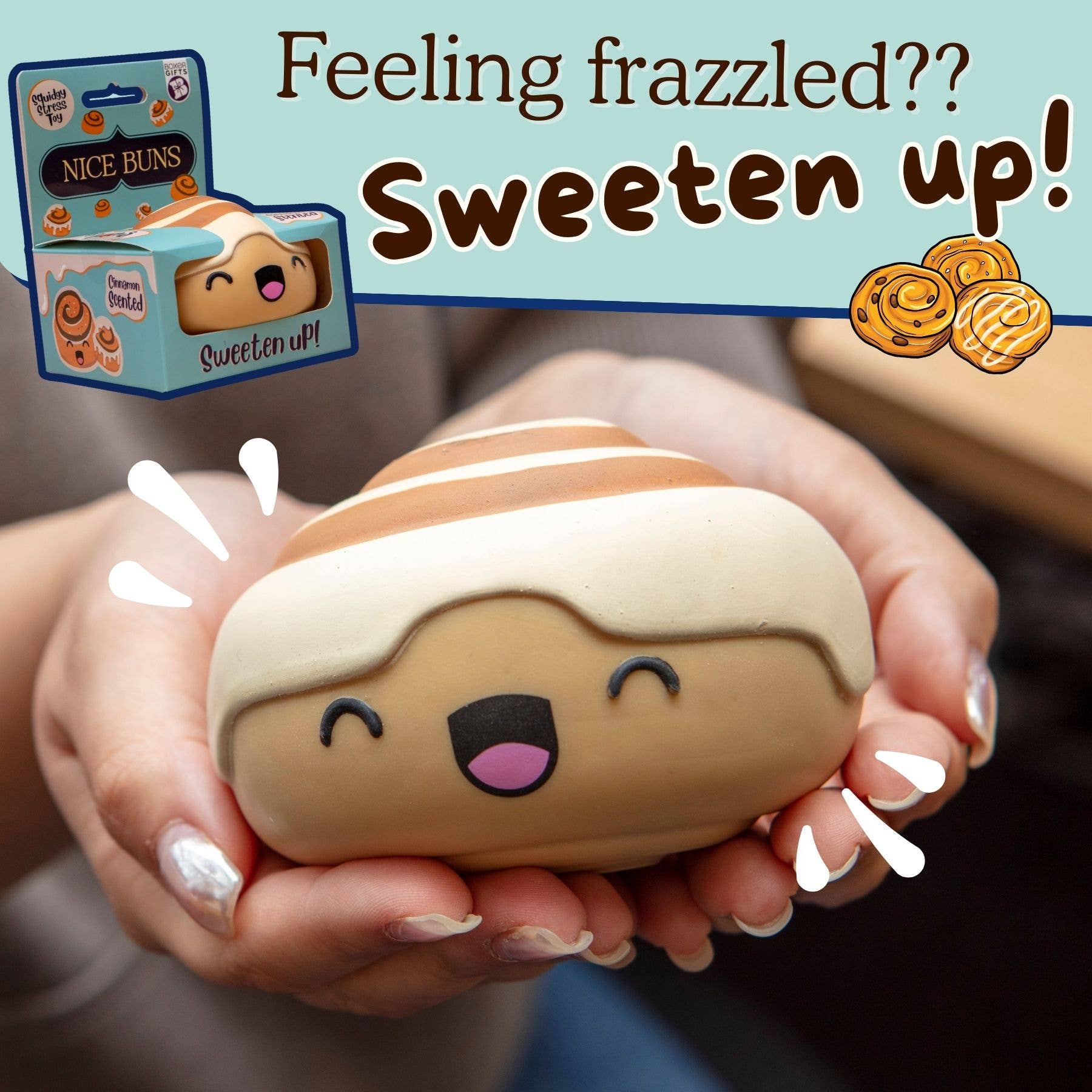 Boxer Gifts EU - Wholesale Fidget Toy - Kids - Nice Buns Squishy Stress Ball - Funny Stress Toy Gift1