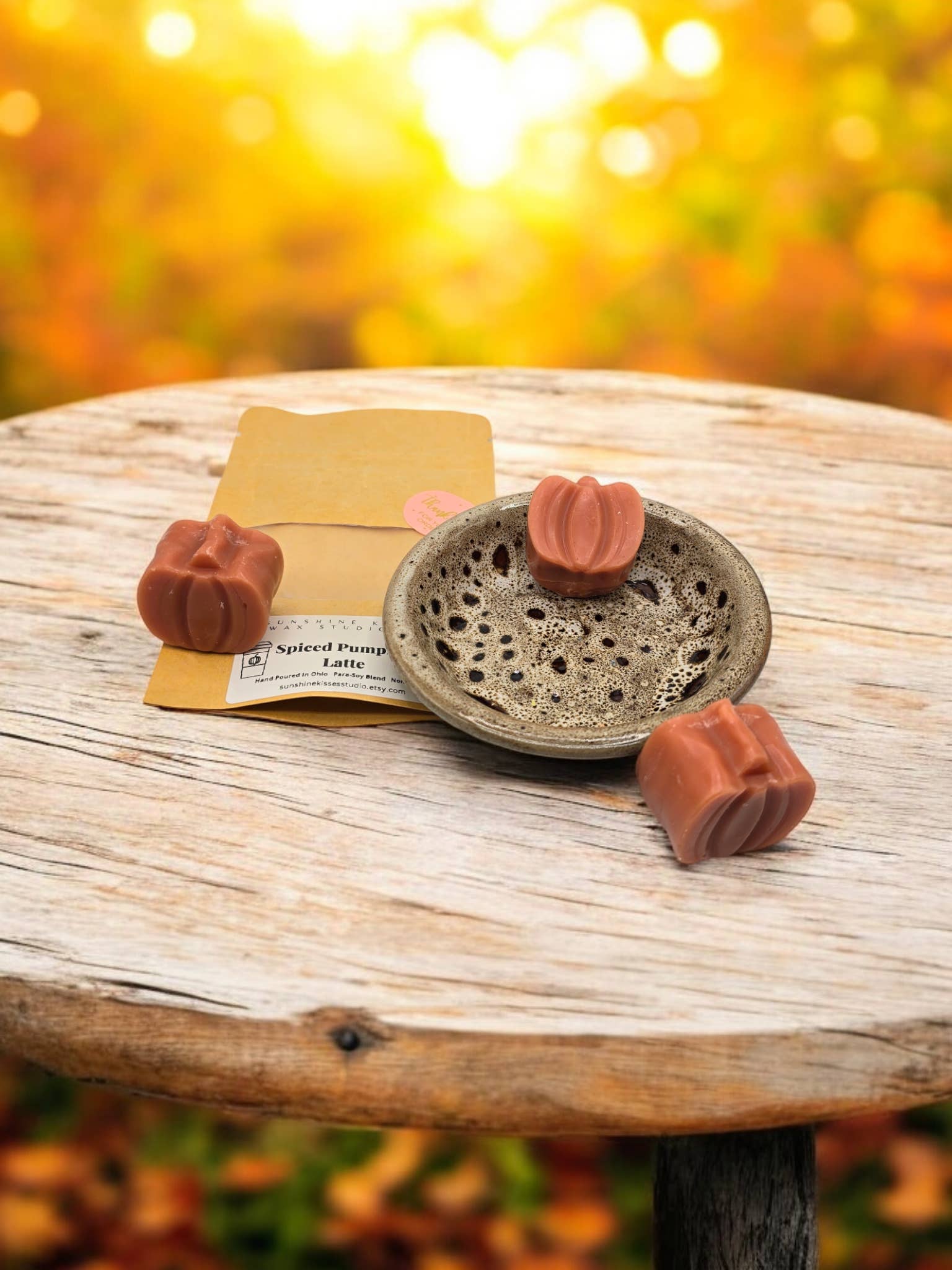 Sunshine Kisses Wax Studio LLC - Wholesale Wax Melt - Spiced Pumpkin Latte Wax Melts