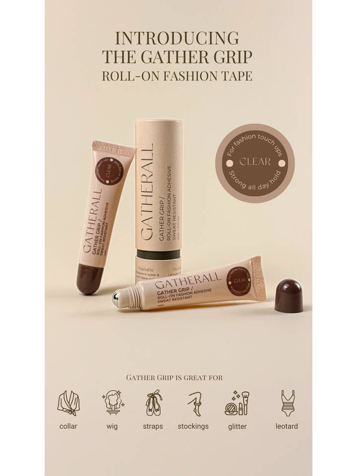 GATHERALL – wholesale Lingerie Set – women's – Gather Grip Roll-On Fashion Adhesive2