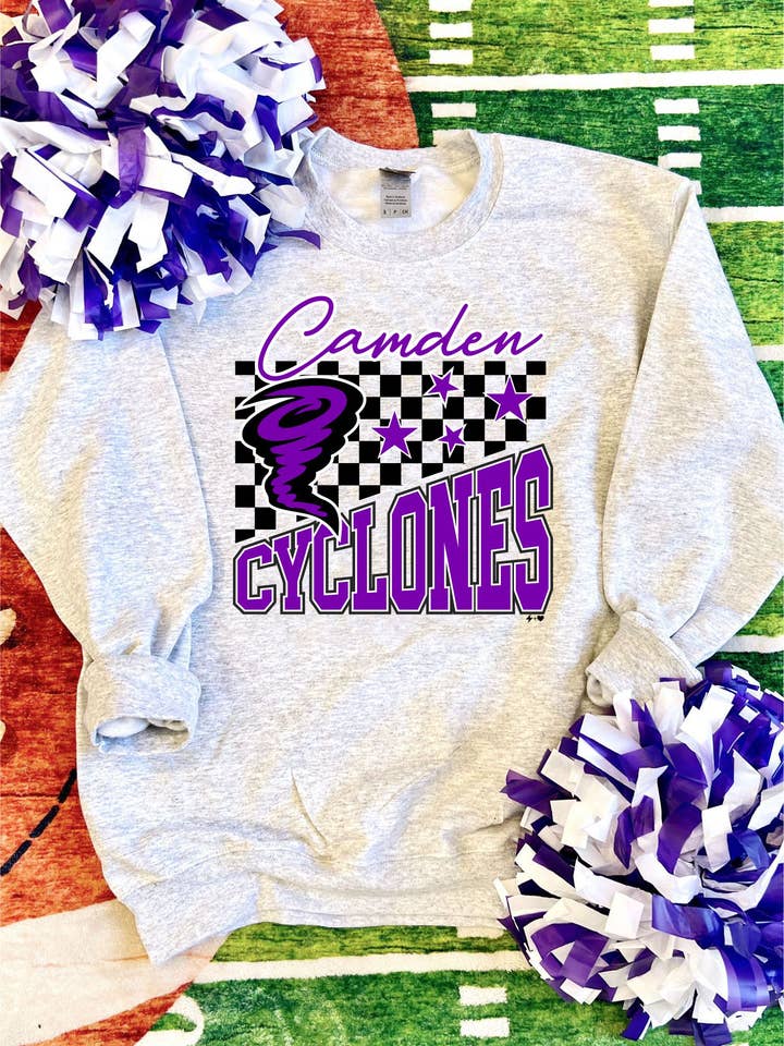 All the Stars Custom Sweatshirt (SPIRIT1180-DTG-SS) for wholesale by Hustle+Heart