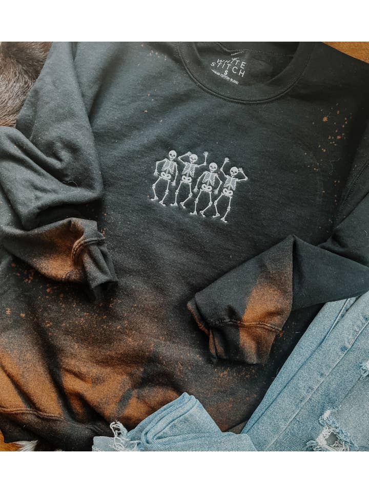 The White Stitch - Wholesale Sweatshirt - Women's - Bones | Handmade Sweatshirt
