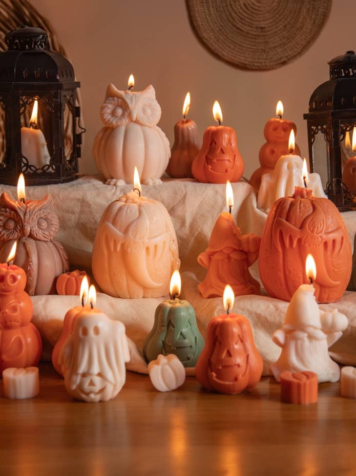 Halloween Autumn soy wax candles for wholesale by Ritual Spirit ltd