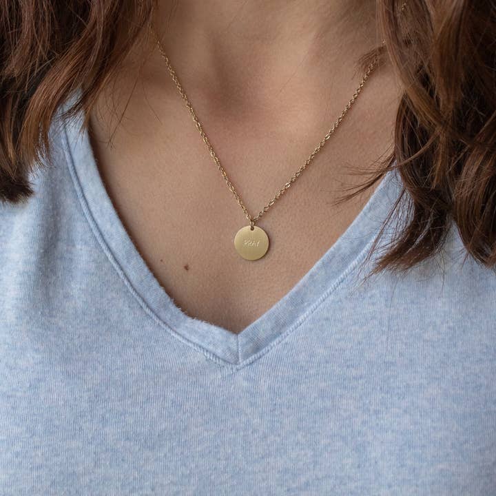 The Vintage Sparrow - Wholesale Pendant/Charm Necklace - Pray Pendant6