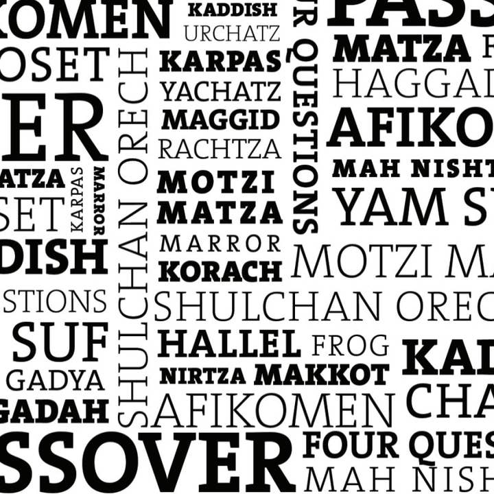 Passover Print - Placemat for wholesale by Altoonastore