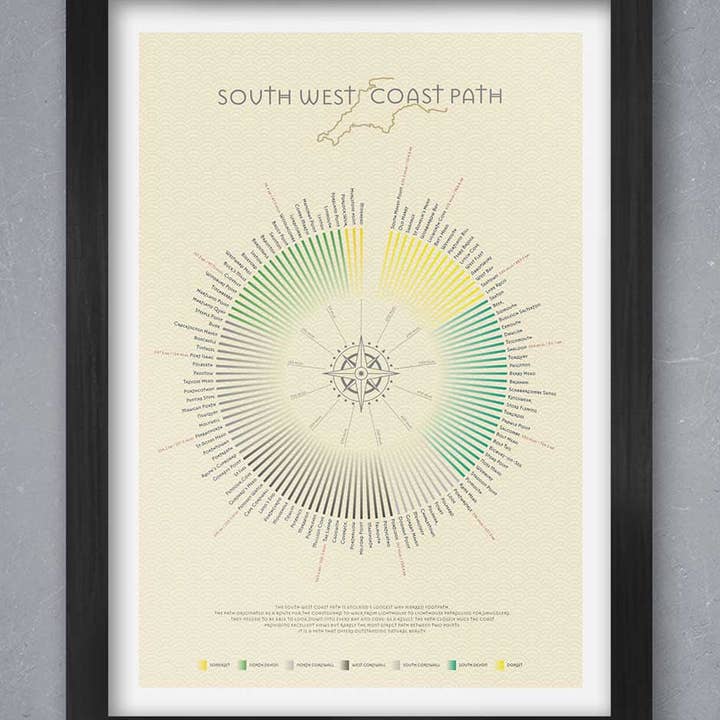 The Northern Line - Wholesale Poster - South West Coast Path Poster Print0