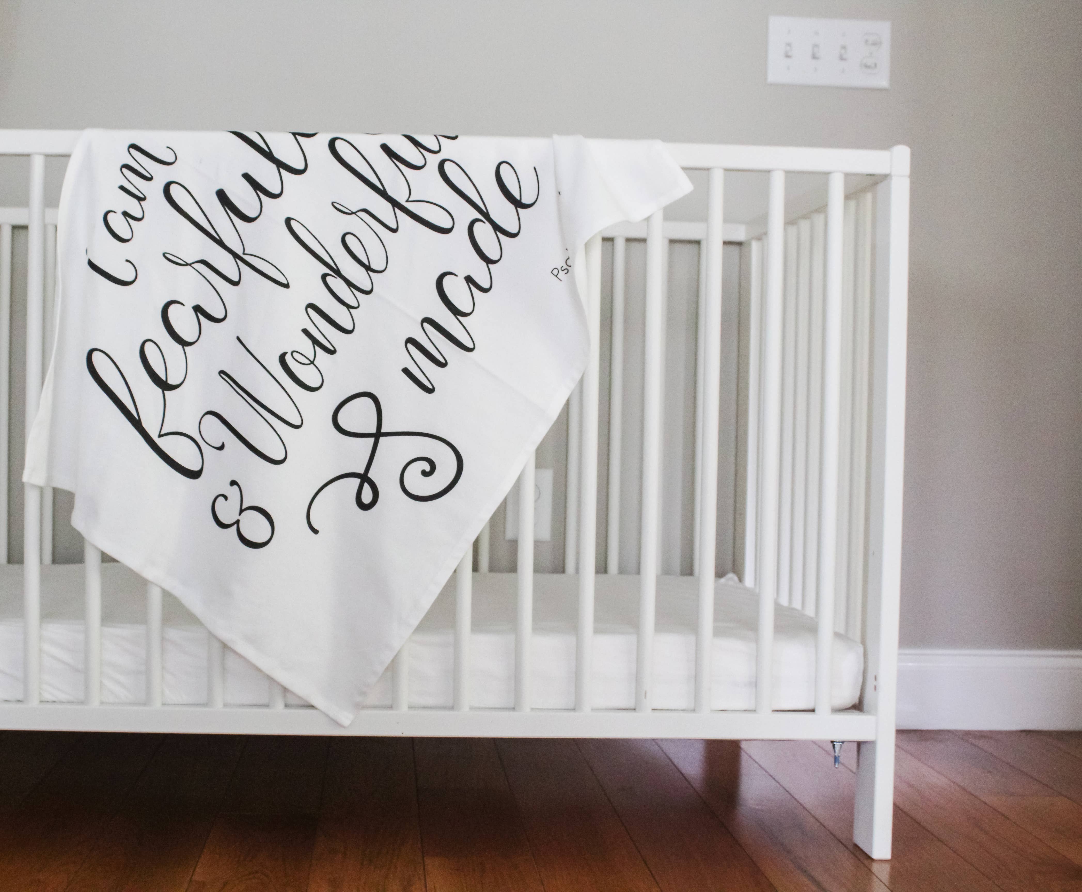 Southern Top Stitch - Wholesale Bedding Blanket - Kids & Baby - I Am Fearfully And Wonderfully Made Organic Crib Blanket4