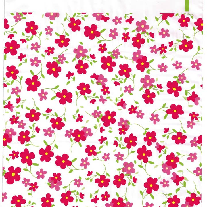 10x13 Red floral Poly Mailers set of 100 for wholesale by Majestic mailers