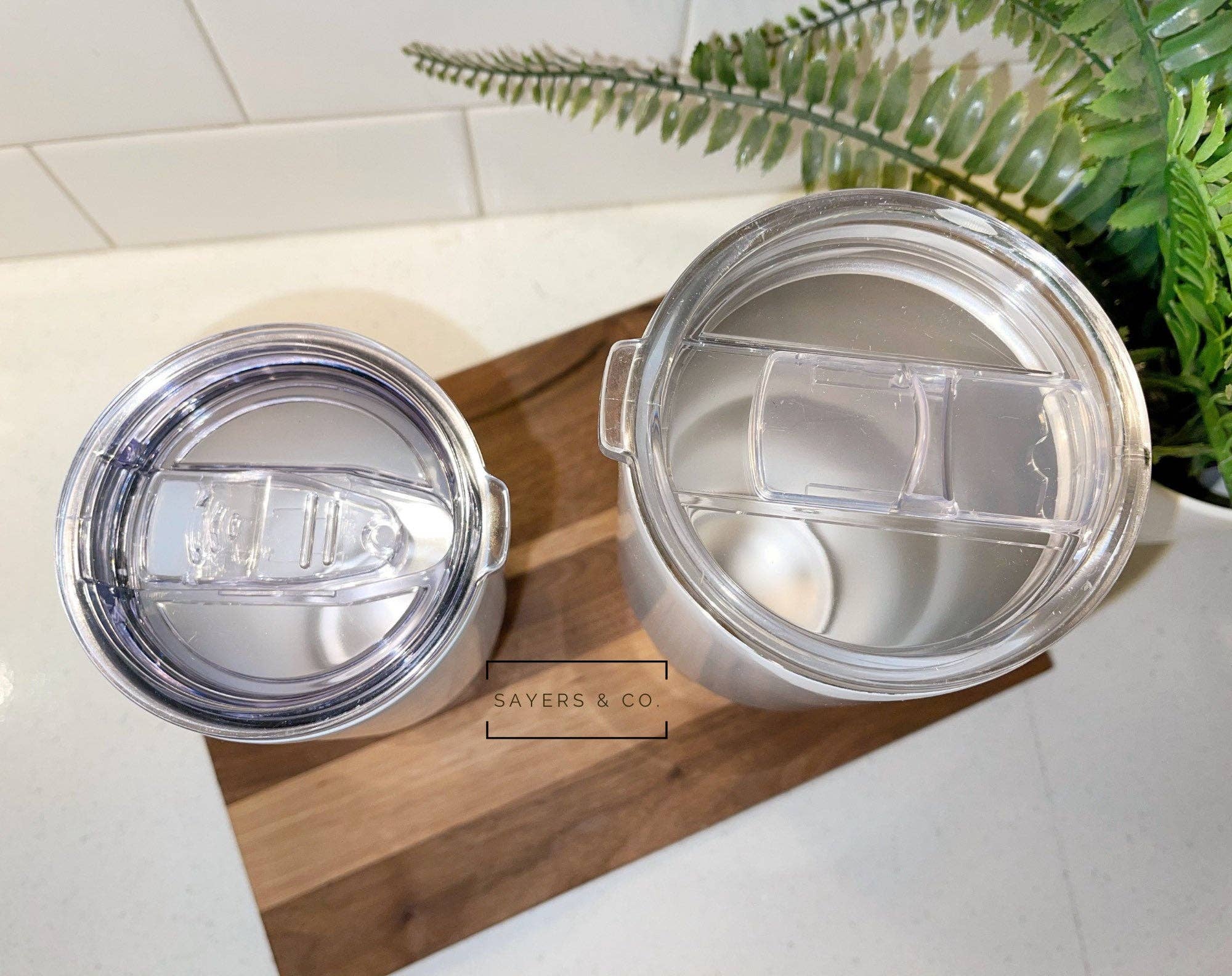 Sayers & Co. - Wholesale Insulated Mug/Tumbler - 20oz or 30oz White Car SUBLIMATION Tumbler Wholesale Blanks3