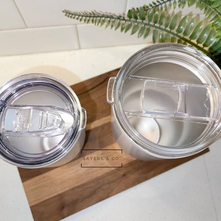 Sayers & Co. - Wholesale Insulated Mug/Tumbler - 20oz or 30oz White Car SUBLIMATION Tumbler Wholesale Blanks3