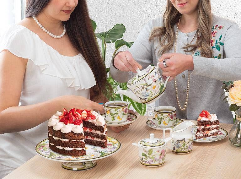 Abbott - Wholesale Cake Stand - Butterfly Garden Cake Plate-7.5"D4