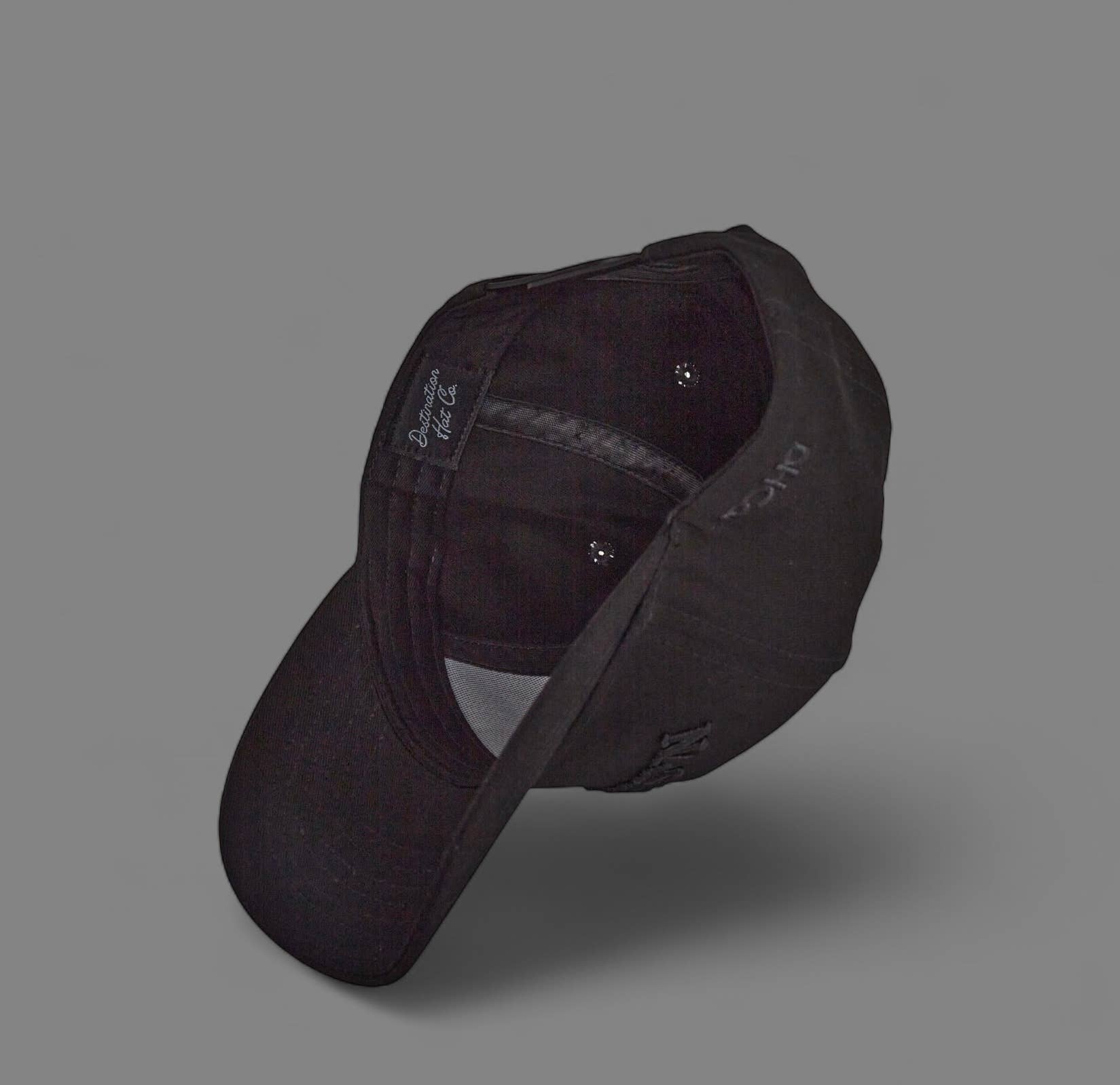 Destination Hat Co. - Wholesale Trucker Hat - Unisex - The "Nashville" Blackout Hat1