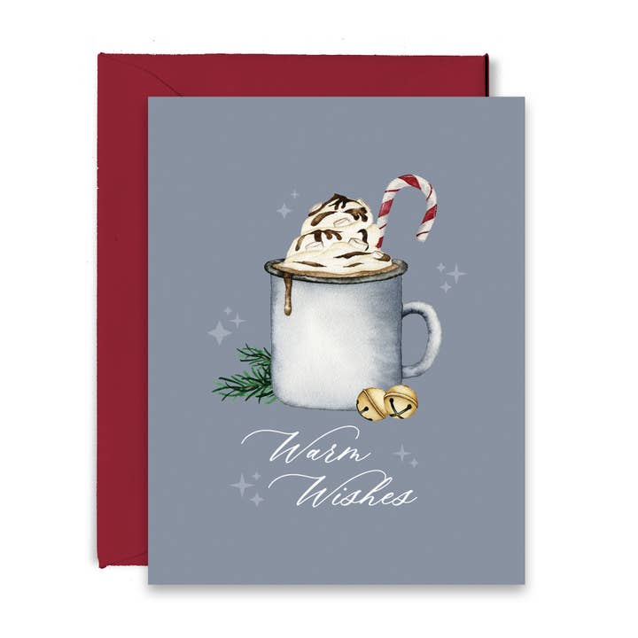 Warme wensen vakantie wenskaart voor wholesale door Pip & Cricket