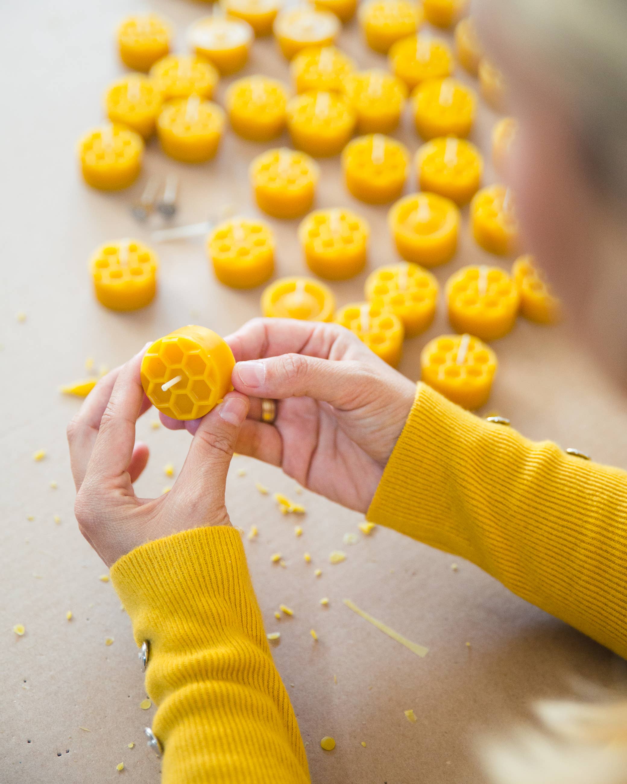 Bienenlieb - Vente Bougies originales - Bougie chauffe-plat en verre0