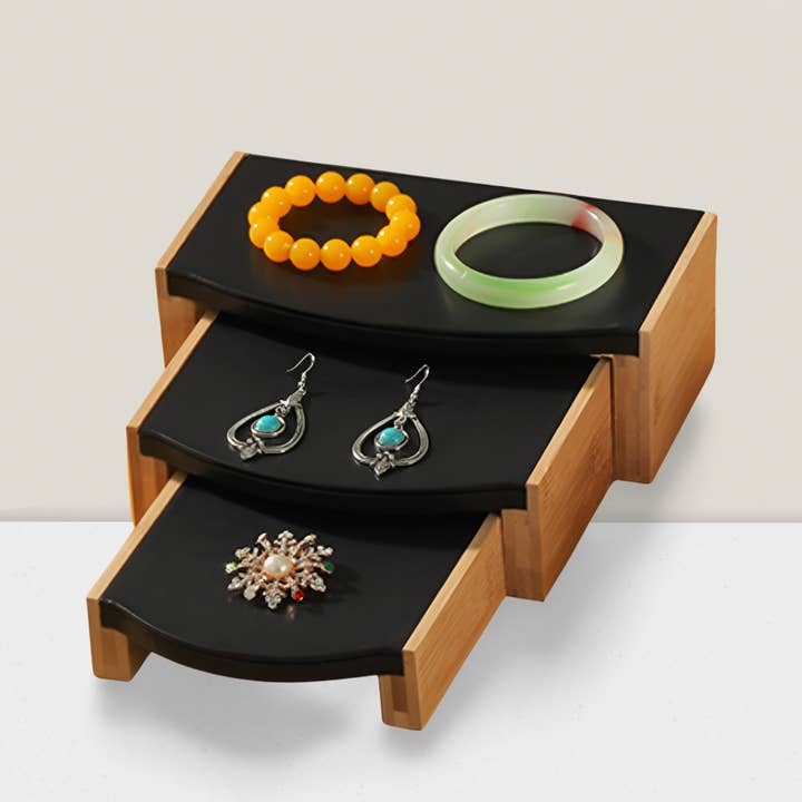 Zakka - Wholesale Jewelry Stand & Display - Set of 3 Premium Quality Jewelry Riser Stands Display