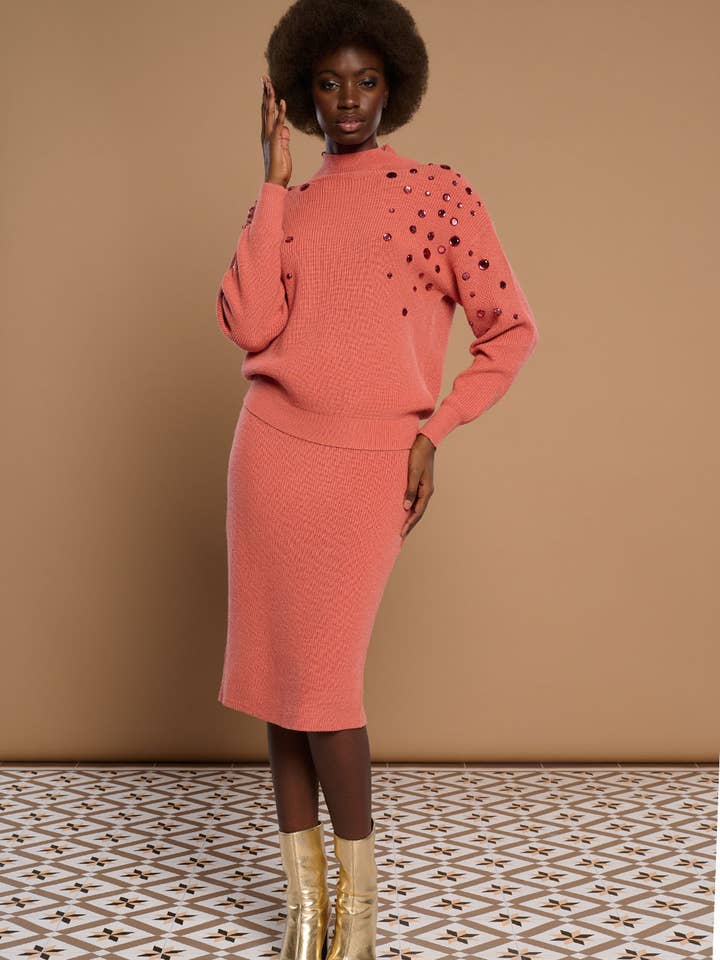 Rose GRISELDA SWEATER for wholesale on Faire1