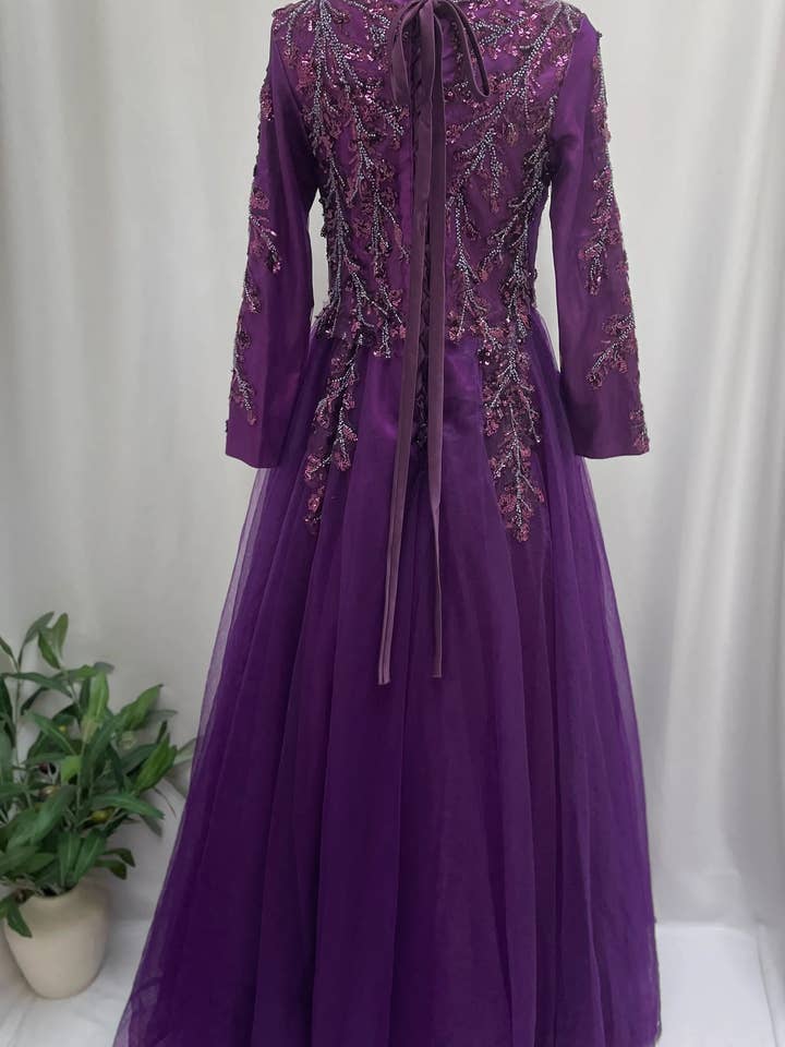 Palestinian Elegance - Wholesale Dress - Women's - Dew Branches Gown12