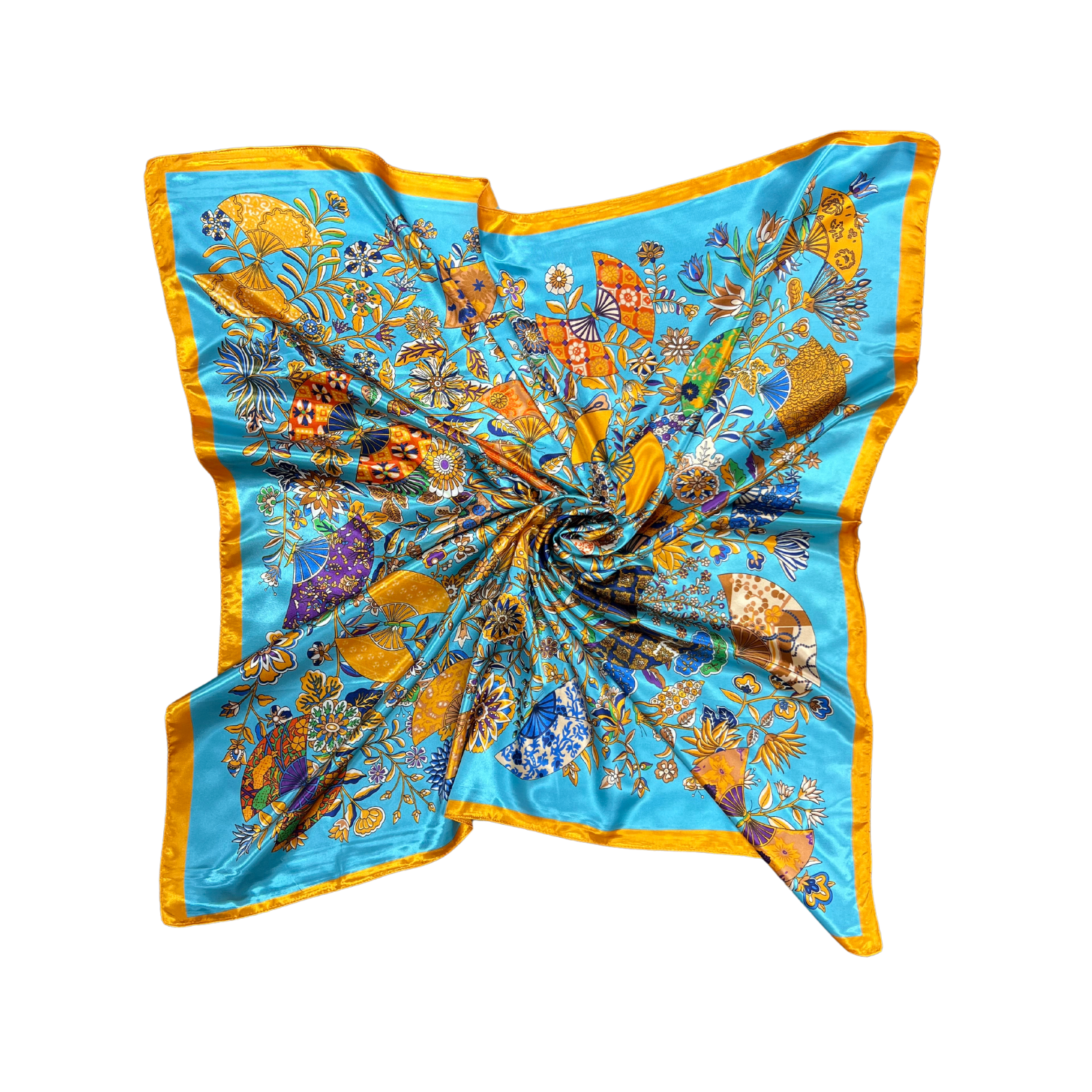 Lili Scarves (US Duty Free) - Wholesale Scarf - Women's - Butterfly Pattern Silk Touch Square Scarf14