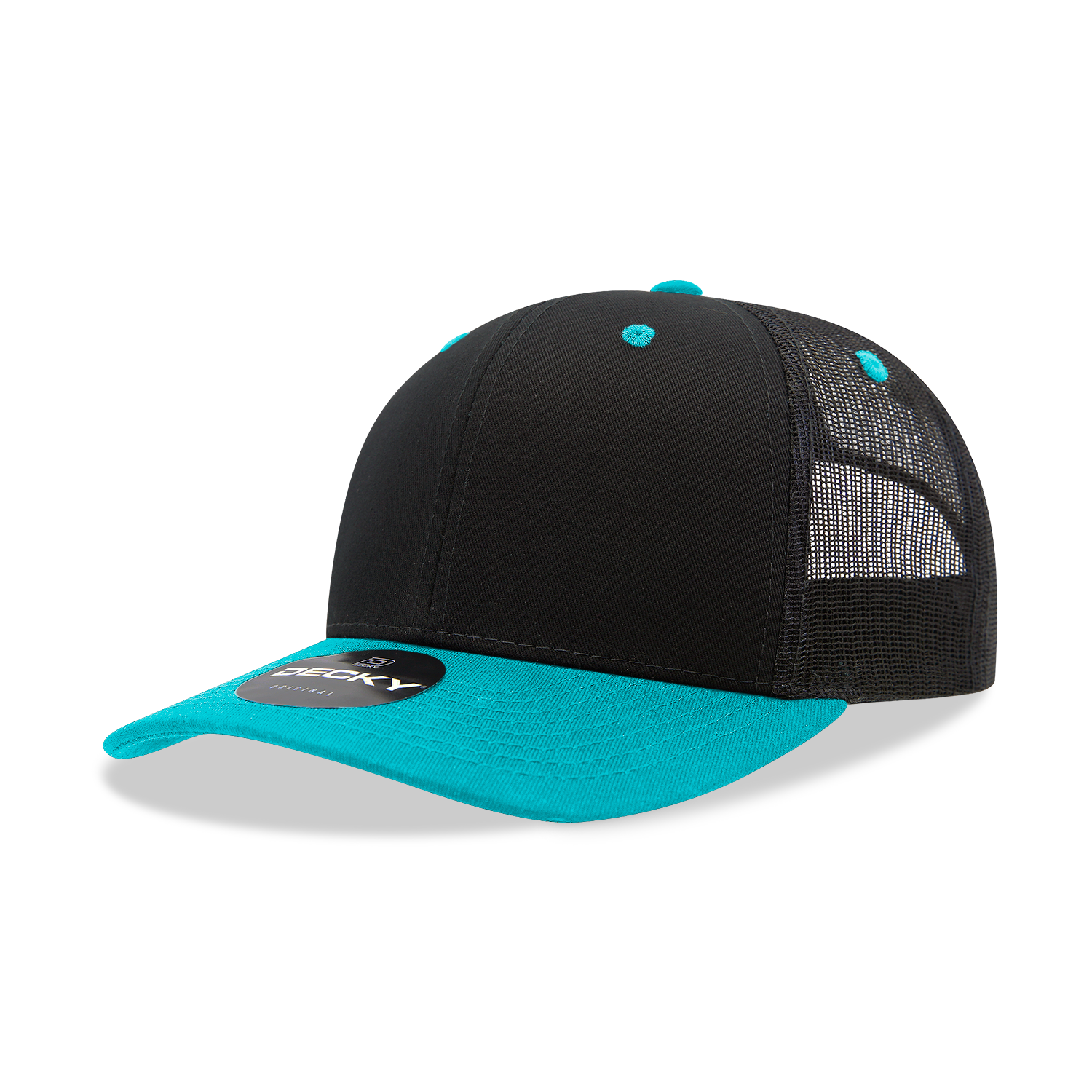 The Park Wholesale - Vente Casquette de camionneur – unisexe - Casquette Trucker classique Decky 6021, 6 panneaux, style mid pro27