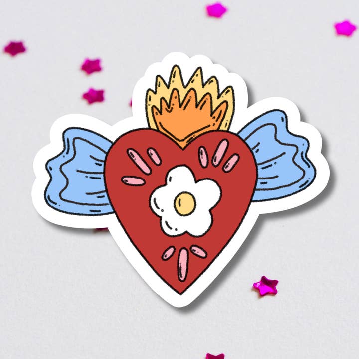 Get Stoked - Wholesale Sticker - Sacred Heart Sticker0