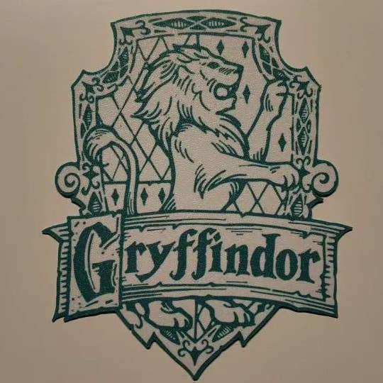 Gryffindor - Arte de Pared con Placa de Harry Potter para venta al por mayor de The 3D Printiverse
