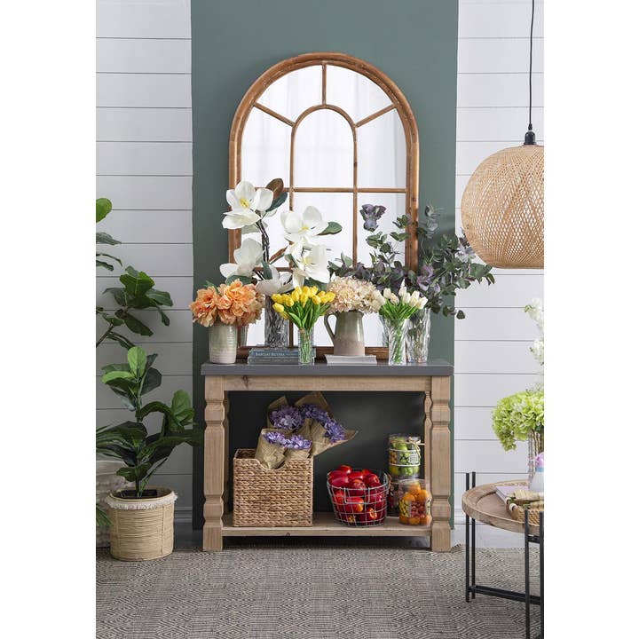 A&B Home Group Inc. - Wholesale Artificial Flowers - 12x6x30" Almost Real Magnolia Stem, White5