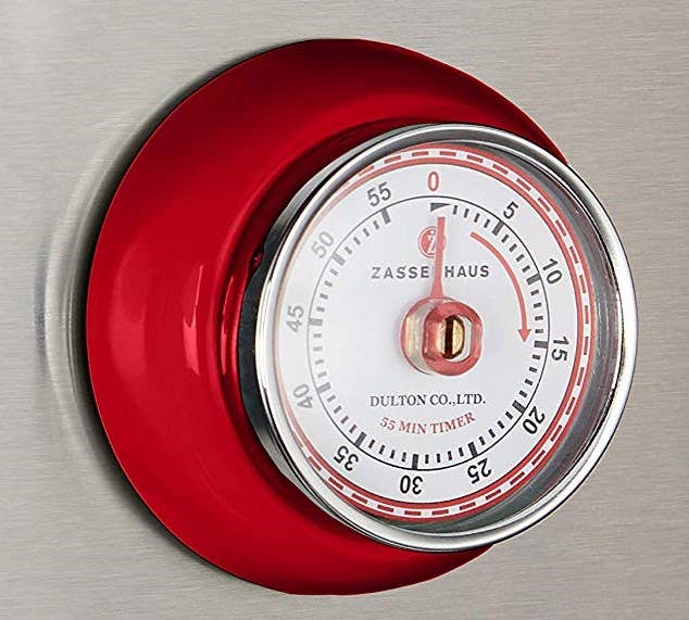 Frieling USA - Wholesale Timer - "Retro" Kitchen Timer, Red, 2.75” x 1.25"4