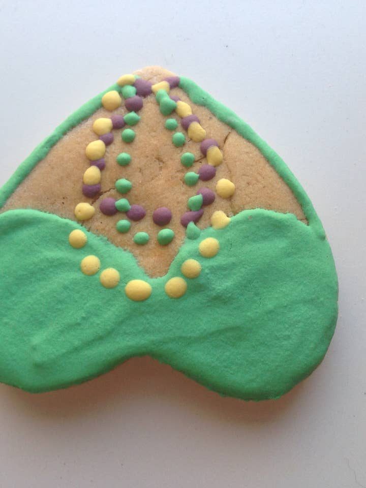 Mardi Gras Gluten Free Dog Treats Show Me Your Beads for wholesale by Pawsitively Homemade