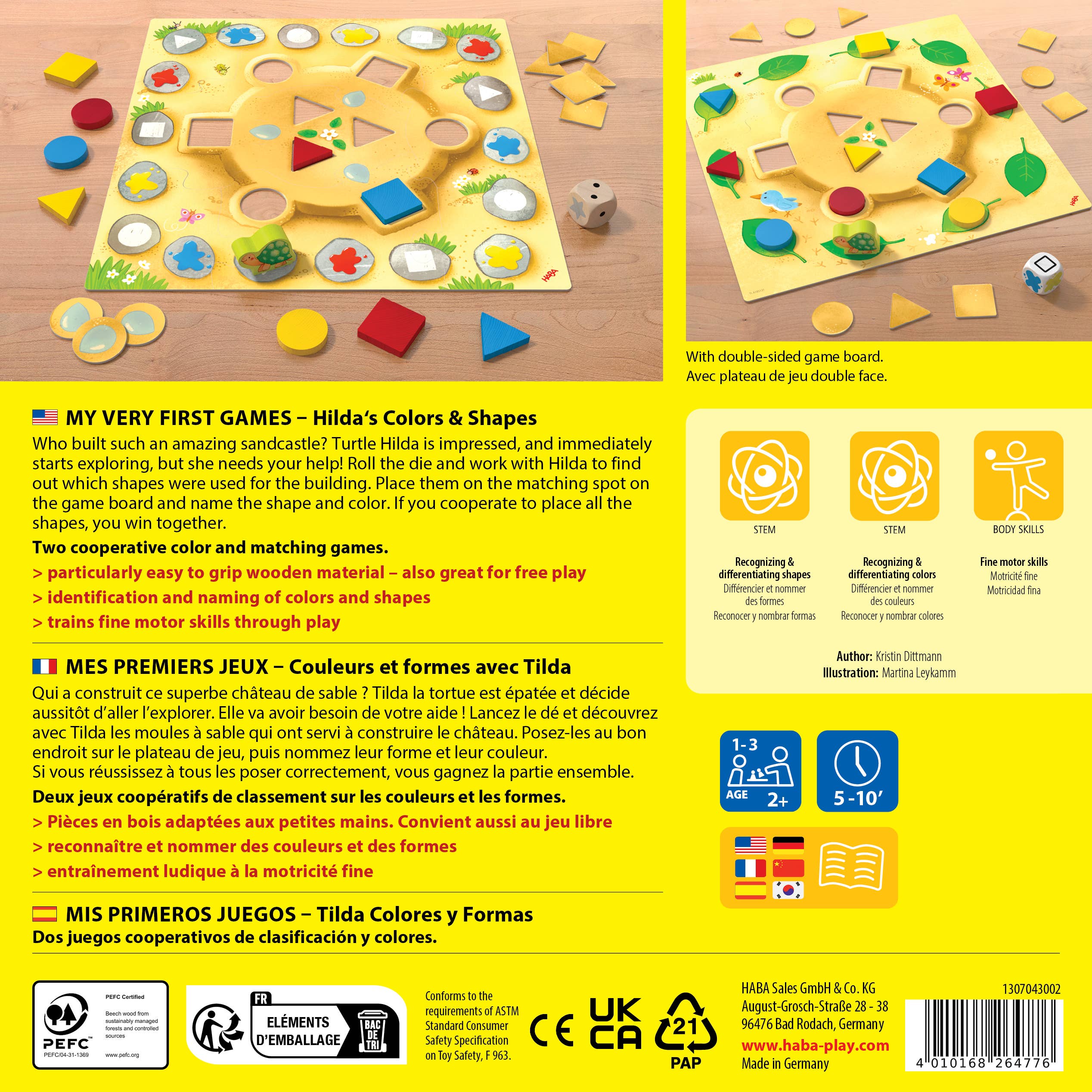 Amaroni - Wholesale Brain Game - Kids - HABA My Very First Games Hilda's Colours and Shapes - Game2
