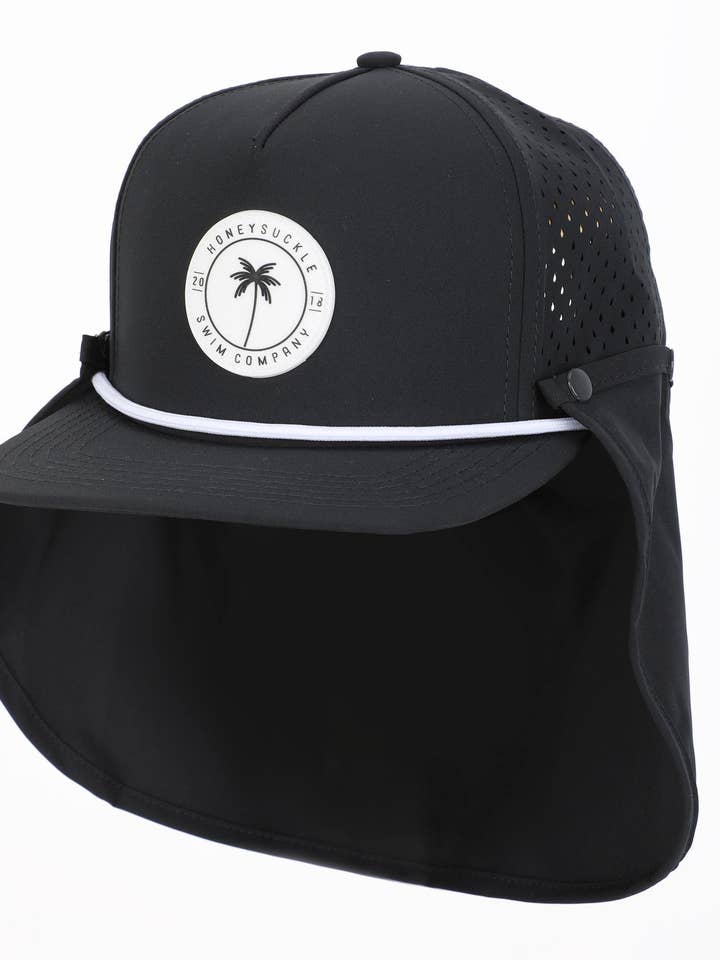 Cappello da sole Snapback - Onyx per la vendita all'ingrosso da parte di Honeysuckle Swim Company