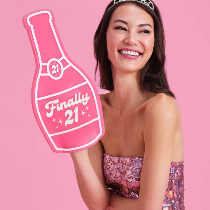 xo, Fetti - Wholesale Party Favor - Finally 21 XL Foam Finger, 21st Birthday Party Gift, Favor1