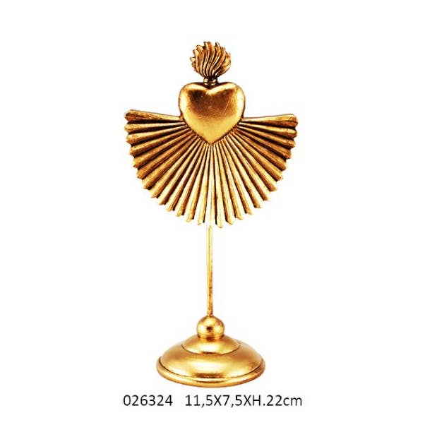 Faye – wholesale Dekorativt bordsobjekt – Halvcirkel Ex Voto 'Astro' 11,5 X 7,5 X H. 22 cm0