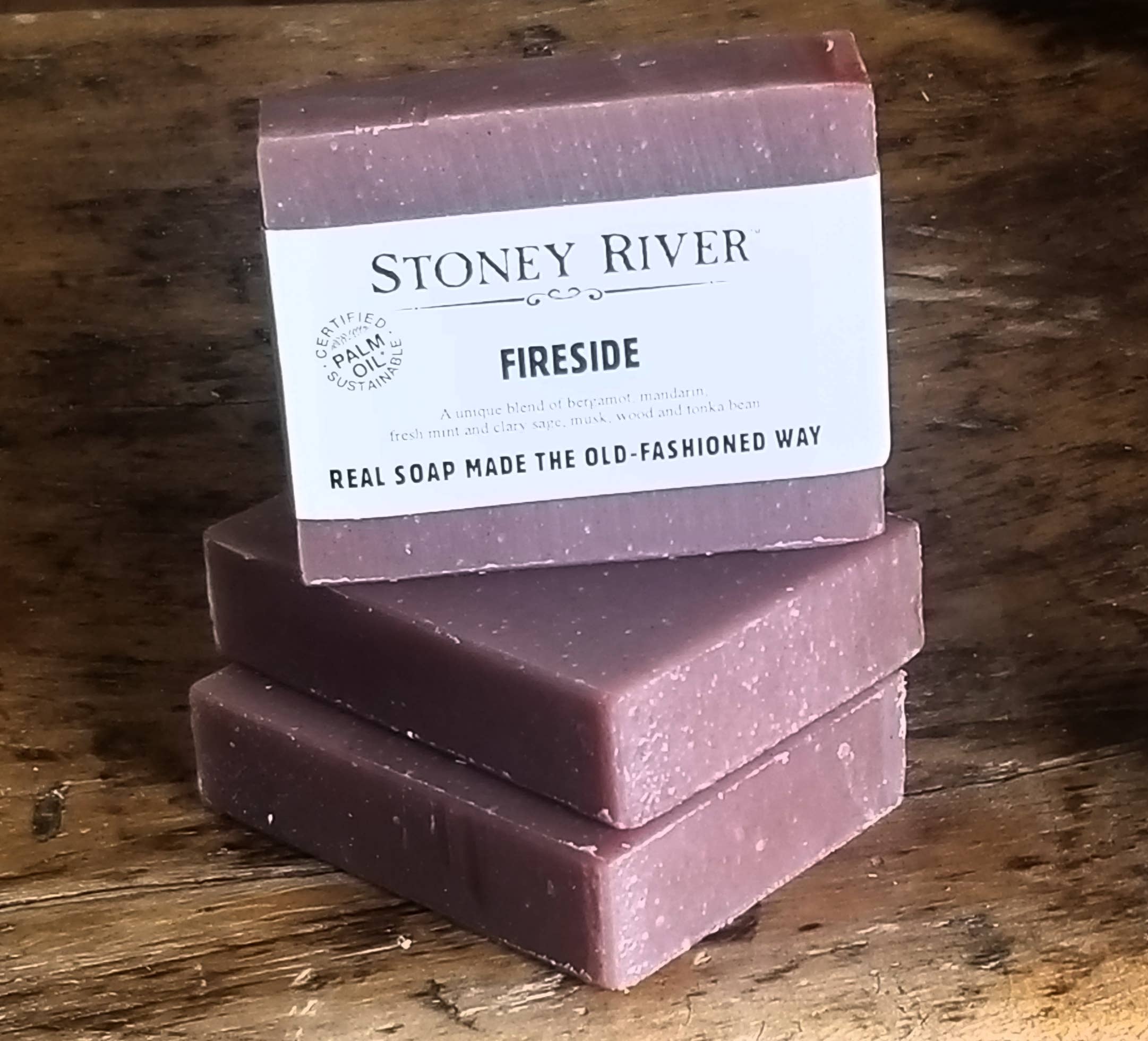 Stoney River Soaps - Vente Pain de savon – homme - Savon FIRESIDE pour homme1