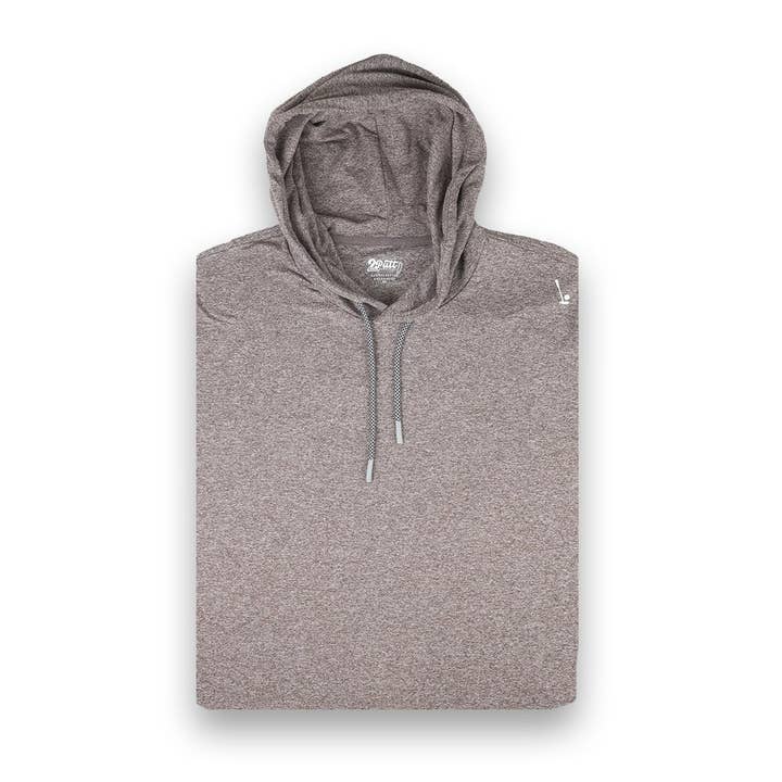 Felpa con cappuccio Dark Brown Course per la vendita all'ingrosso da parte di 2Putt