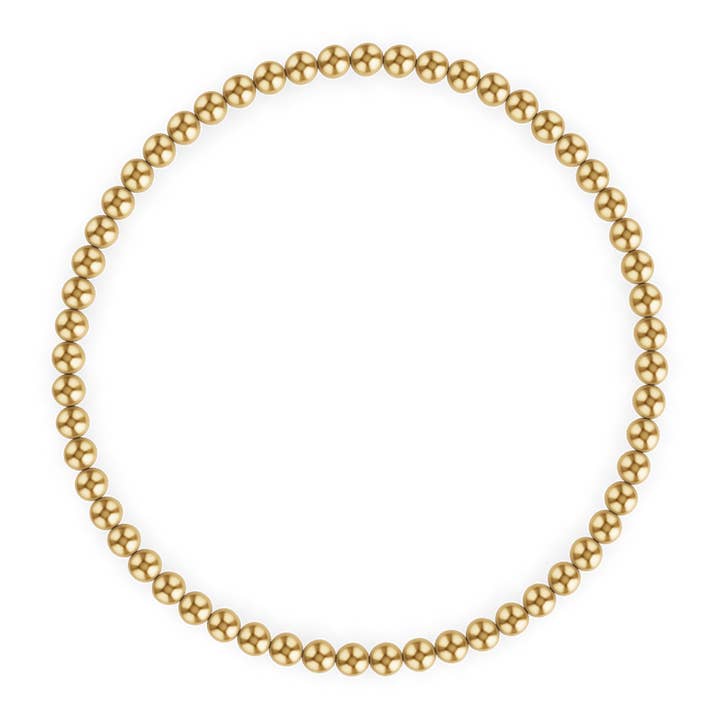 3MM Gold Ball Bracelet for wholesale by kylar mack