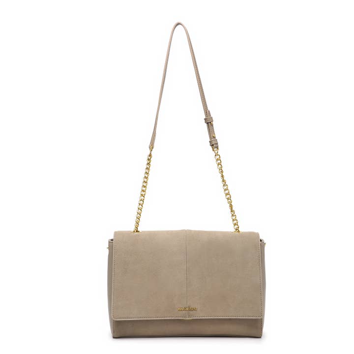 LAUREN BIG CROSSBODY TAUPE for wholesale by MARIACELINE