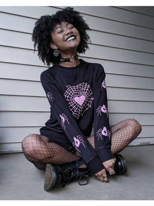 Tinta - Wholesale Graphic Sweatshirt - Women's - Unisex Heartweb Raglan Pullover3