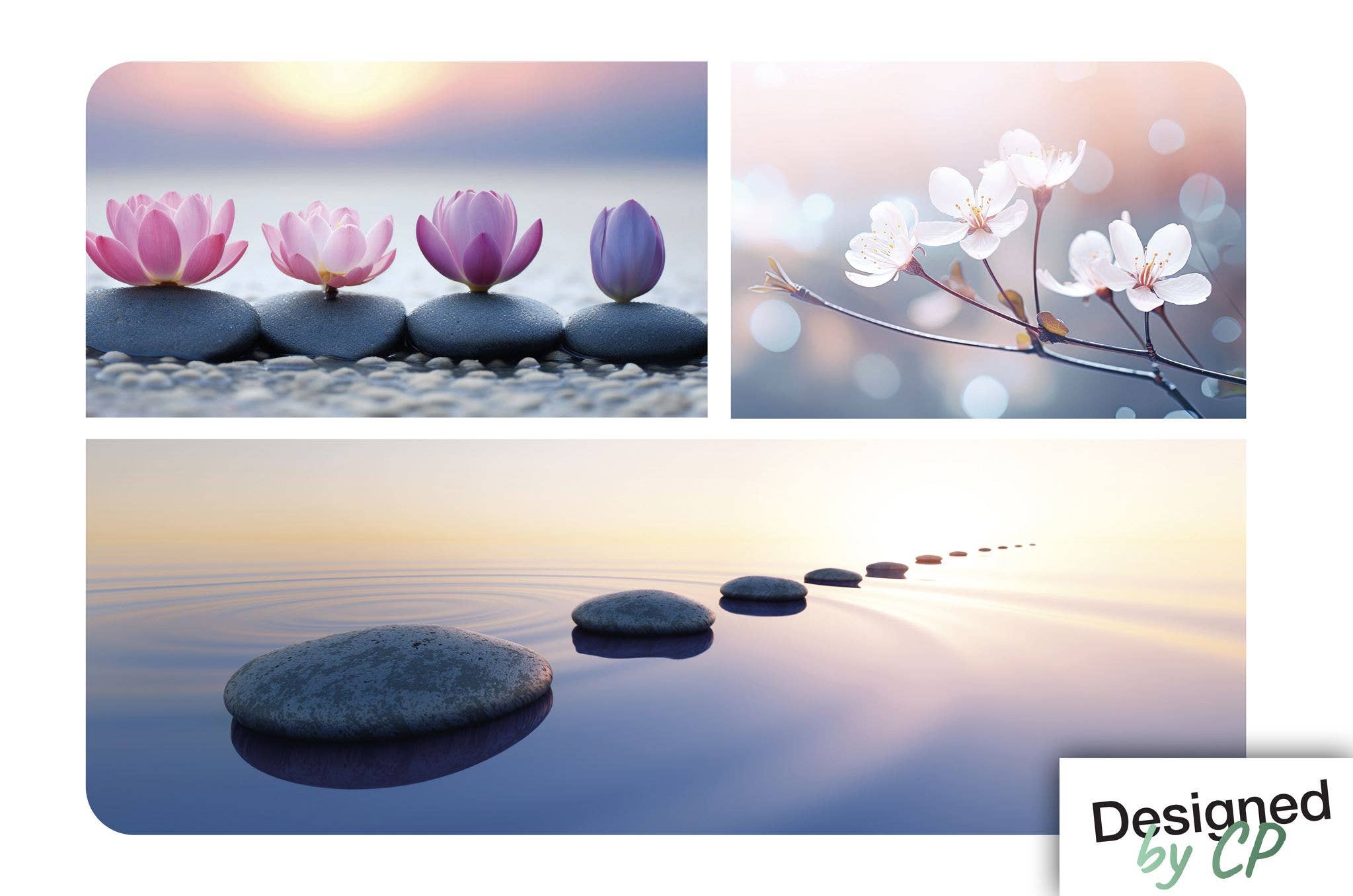 CP INTERNATIONAL - Wholesale Decorative Tabletop Object - Zen Table Set #20