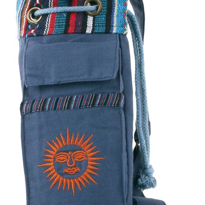 Foot Path Trading Co - Wholesale Crossbody Bag - Unisex - Water God Crossbody Bag Cotton for Large/XL Bottles0