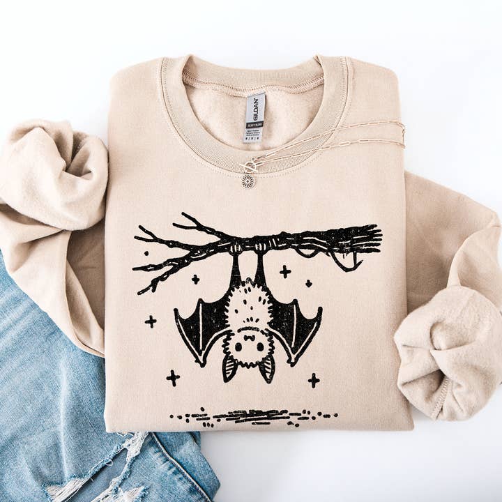 Chauve-souris, Mignon, Adorable, Sweat-shirt d'Halloween pour la vente par Refinery Number One LLC