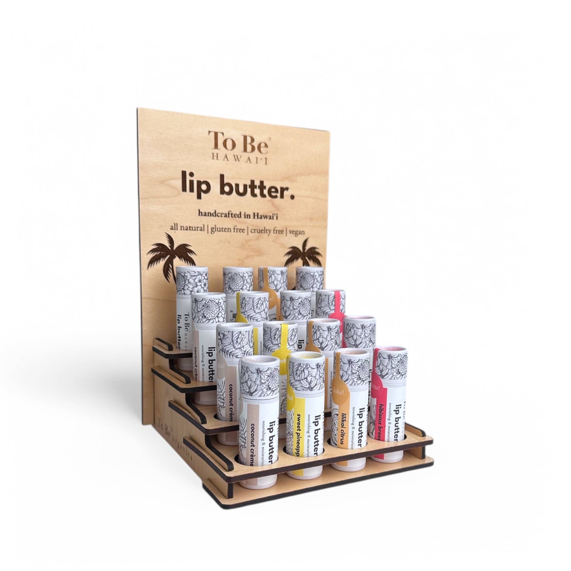 To Be Hawaii - Wholesale Lip Balm Set - Full Lip Balm Display - The Best Sellers