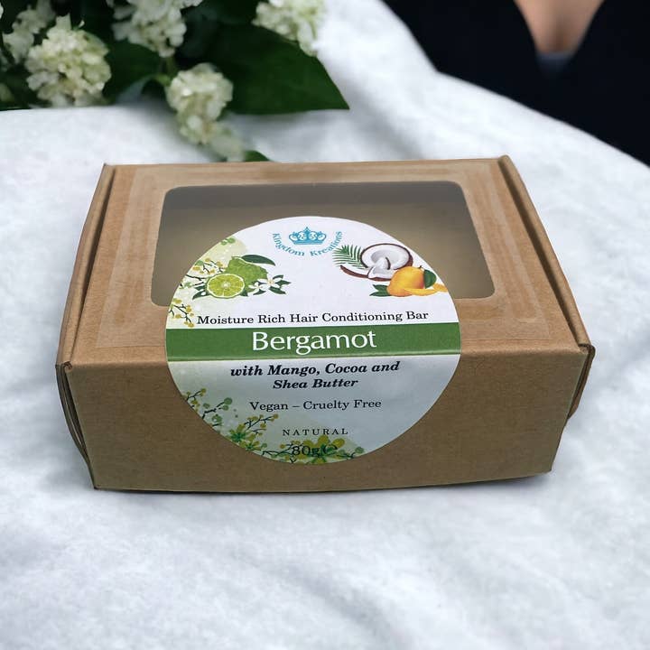 Barre revitalisante naturelle pour cheveux - Bergamote pour la vente par Kingdom Kreations