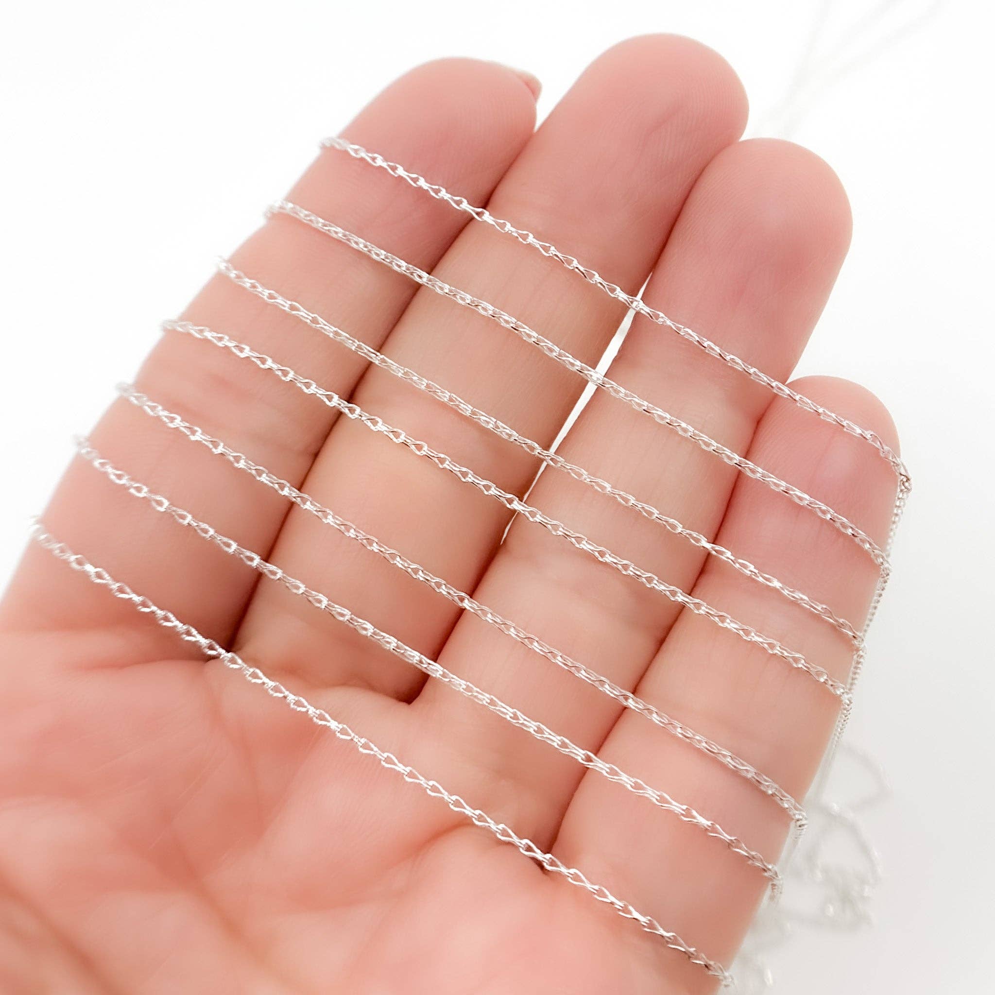 Jewels & Chains - Wholesale Link & Chain Necklace - Z20SS. Sterling Silver Wheat Chain1