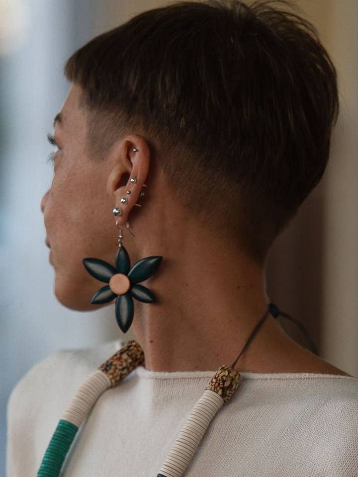 Holzohrringe Keukenhof für den Großhandel von Bijondo