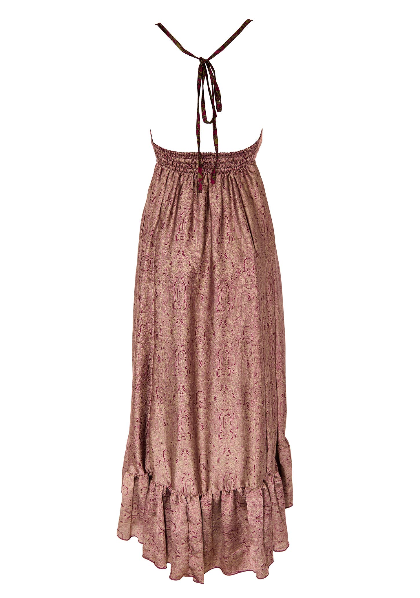 Namaste – wholesale Dress – Women's – Recycled Sari Halter Dress4