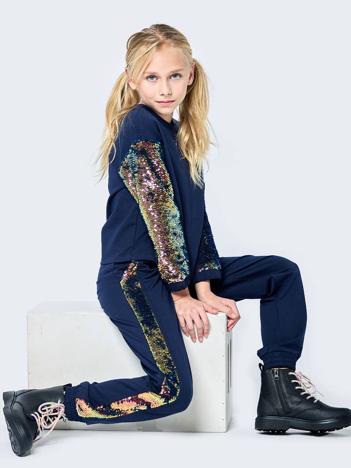 JOGGINGHOSE MIT FLIP-PAILLETTEN AN DEN SEITEN für den Großhandel von Hannah Banana , Baby Sara