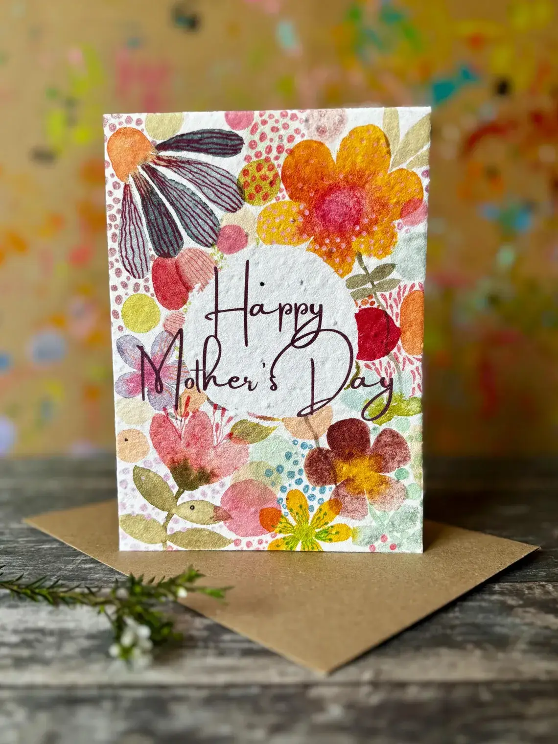 Erika's Whimsical Art – wholesale Mother’s Day card – To A Wonderful Mum Card – Plantable Mother’s Day Seed Paper 2