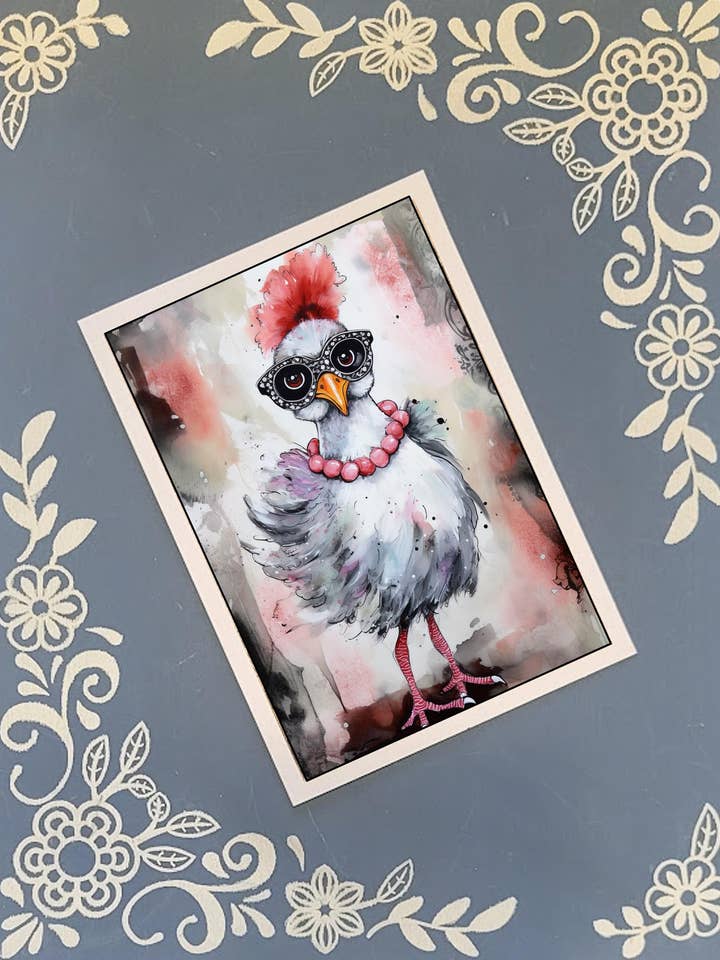 Hugs, Hens & High Heels 10-Card Bundle with Envelopes for wholesale by Mrs. B's Stationery & Gift Shop